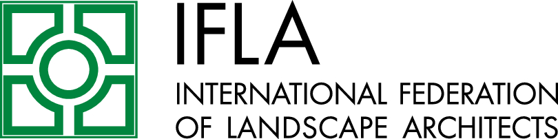 Logo IFLA International Federation of Architects Horizontal