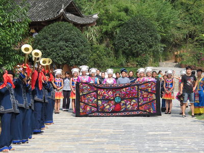 thumb offering sacrifice to heaven traditional tujia trumpets