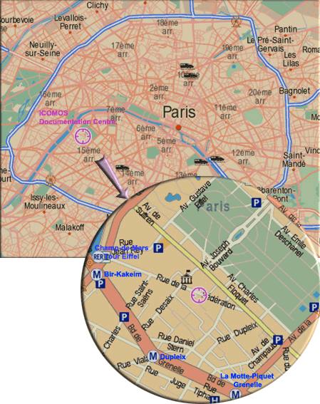 ICOMOS documentation patrimoine-culturel cultural-heritage conservation restorationplan acces